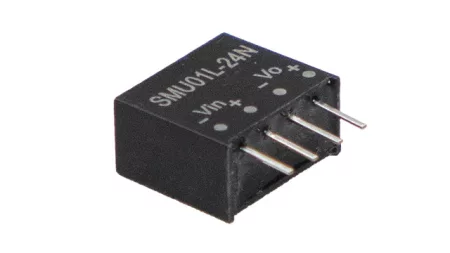 MEAN WELL SMU01K-05N 1 output DC/DC converter; 1W; 5V 200mA; 1,5kV isolated
