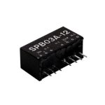   MEAN WELL SPB03A-05 1 output DC/DC converter; 3W; 5V 600mA; 1kV isolated