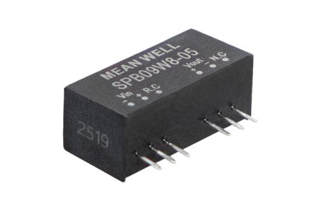MEAN WELL SPB09W8-05 DC/DC converter; 9-75V / 5V 1,6A; 9W