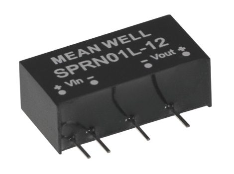 MEAN WELL SPRN01L-05 1 output DC/DC converter; 1W; 5V 200mA; 1,5kV isolated