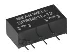   MEAN WELL SPRN01L-12 1 output DC/DC converter; 1W; 12V 84mA; 1,5kV isolated