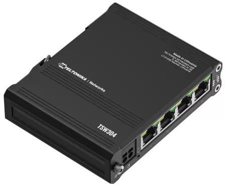 Teltonika TSW304 ipari switch, DIN