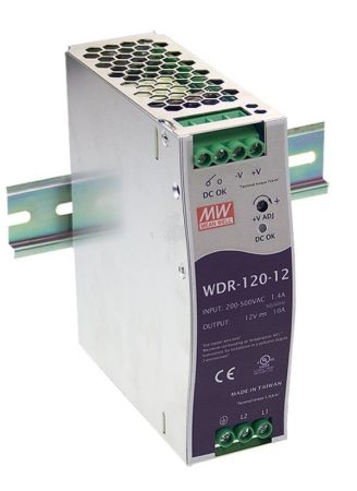 MEAN WELL WDR-120-12 12V 10A 120W tápegység