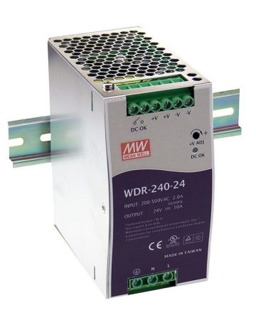 MEAN WELL WDR-240-24 24V 10A 240W tápegység