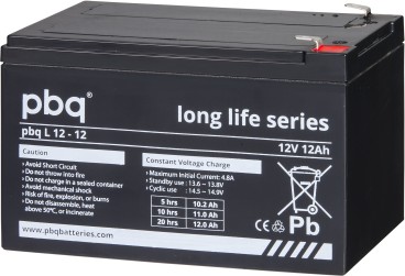 pbq L12-12 12V 12Ah szünetmentes/UPS akkumulátor
