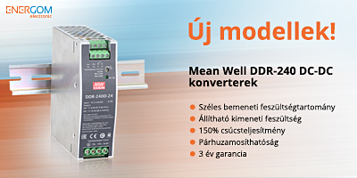 Mean Well DDR-240 DC-DC konverterek az Energom Electronic kínálatából!